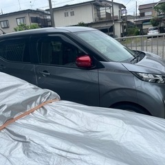 現行デイズ　ドアミラーカバー 純正ミラー貼り付け　色あせあり。の画像