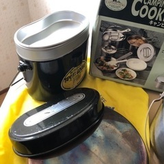 キャンプ用調理器具、飯盒の画像