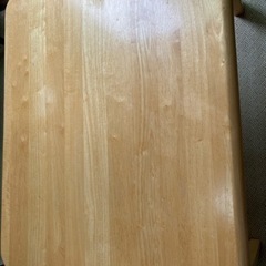 引き取り限定【天然木】折りたたみテーブル