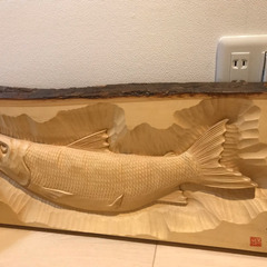 【GW中限定】骨董品 魚の額