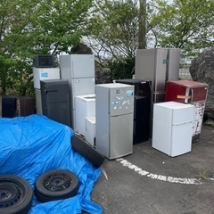 【無料】冷蔵庫　使用しなくなったり故障したりしている家電を撤去し...