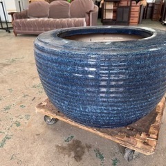 決まりました☆火鉢☆直径約64cm☆メダカ☆アンティーク☆格安☆...
