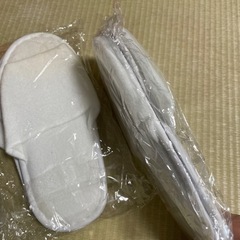 未使用品　子供簡易スリッパ　　　
2足　　　　　　の画像