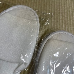 未使用品　子供簡易スリッパ　　　
2足　　　　　　の画像