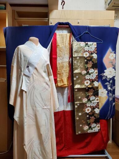 振り袖(9) 長襦袢、袋帯、小物セット 振り袖(9) 長襦袢、袋帯、小物セット