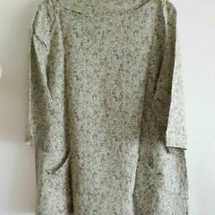 【決まりました】小花柄　七分袖ブラウス/ハンドメイド