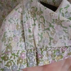 【決まりました】小花柄　七分袖ブラウス/ハンドメイドの画像