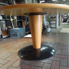 値下げしました arflex station centro ステーション チェントロ ダイニングテーブル ラウンドテーブル 直径120cm アルフレックス 札幌市 新道東店の画像