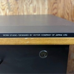 k0426603 Victor ビクター デスク ブラック 机 ワークデスク 書斎机 事務机 書斎 学習机 勉強 仕事 テーブル 傷あり 鍵なし 中古品の画像