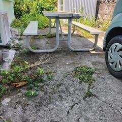 アルミ長テーブルの画像