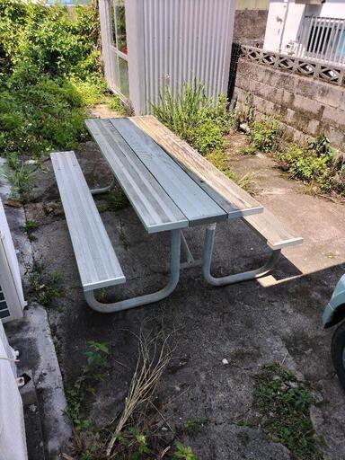 アルミ長テーブル