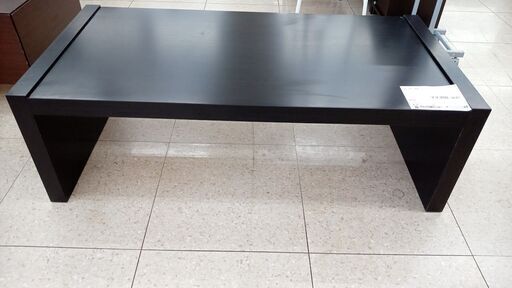★ジモティ割あり★ IKEA ローテーブル 黒 H38.5×D59×W118 クリーニング済み TJ5546
