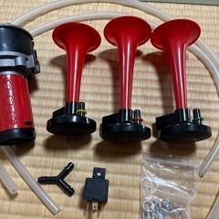 【売約済】★訳ありGWセール★3連エアホーンの画像