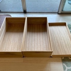 桐 衣装ケース 2段 衣装箱の画像