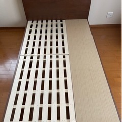ベッドフレーム　セミダブル　ニトリ　引き出し付き