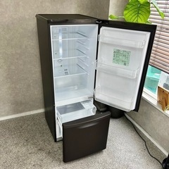 ☑︎ご成約済み🤝 Panasonic 一人暮らし冷蔵庫 大きめ168L✨ マットビターブラウン☕️ の画像