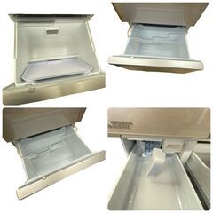 【レガストック川崎本店】MITSUBISHI 三菱電機 6ドア MZシリーズ 除菌機能 グレイングレージュ MR-MZ54H-C 2022年製 540L フレンチドアの画像