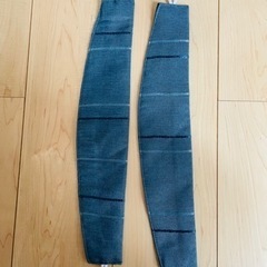 カーテン　青　横約80×縦約150の画像
