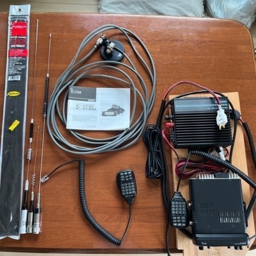 【美品】一式‼️Icom アマチュア無線機＆変圧器　