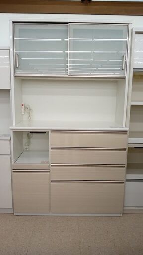 ★ジモティ割あり★ ニトリ レンジボード アイボリー H206×D50×W120.5 クリーニング済み TJ5556