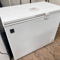 【購入者確定済み】【中古品】② REMACOMレマコム／冷凍ストッカRRS-210CNF 210LW96×D57×H83／上開き扉型。電気冷凍庫 