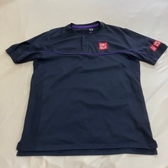 ロジャーフェデラー選手着用デザイン UNIQLO シャツ L 黒