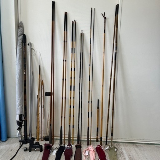 お引き渡し予定者様決定しました！　泣く泣く売り切り致します泣…ヘラ釣り用品　ヘラブナ釣り　ヘラ竿などセット最終価格です。売り切ります泣…