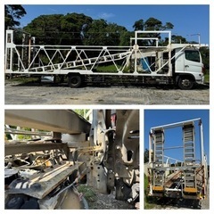 日野　トラックヒノ　5台積み　ディーゼル積載車 の画像