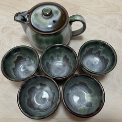 新品・未使用　急須&湯呑み5セット