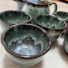 新品・未使用　急須&湯呑み5セットの画像