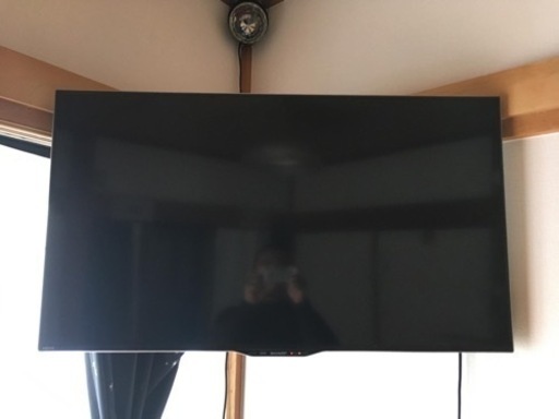 SHARP 壁掛け金具付きテレビ