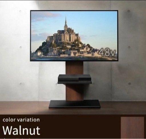 公式 テレビ台 WALL 壁寄せテレビスタンド V2 ロータイプ 32〜60v対応