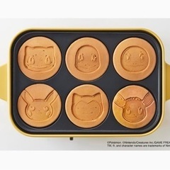 決まりました★5/6まで限定大幅値下げ！★ポケモンBRUNOコンパクトホットプレート¥15800→¥9800の画像