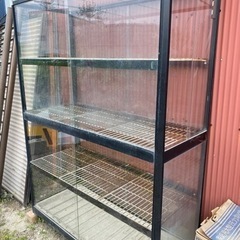 総ガラス アルミ枠 温室 
