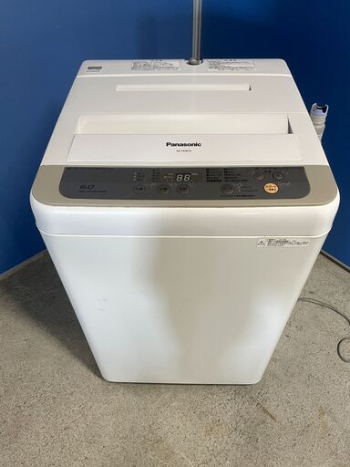 【人気】Panasonic 6.0kg洗濯機 NA-F60B10 2017年製 通電確認済み 良品 早い者勝ち 引取歓迎 配送OK