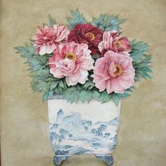リアリズム作家　戸嶋但「薔薇香る」3語彙油彩 リアリズム作家 戸嶋但「薔薇香る」3語彙油彩