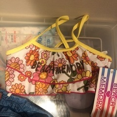 女の子　水着　110 未使用の画像