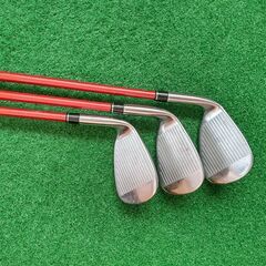 ゴルフ　テイラーメイドエアロバーナー アイアンセット５～9Ｐ A S 計８本＋ドライバー＋U5の画像