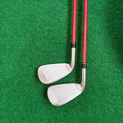 ゴルフ　テイラーメイドエアロバーナー アイアンセット５～9Ｐ A S 計８本＋ドライバー＋U5の画像