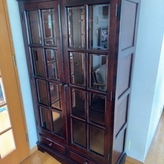 民芸家具　飾棚の画像