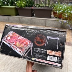 新品未使用 ロゴス ステンレス BBQセット 西区以外市内配達要相談の画像