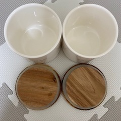 ニトリ☆磁気キャニスター☆SUGAR・SALT2個セット☆まとめ買いお安くしますの画像