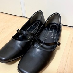 【着用一回のみ】靴　23.5㎝　レディース　冠婚葬祭用　通勤用