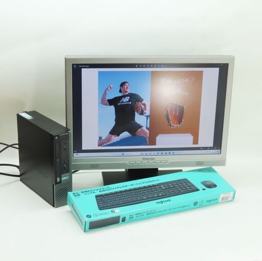 無料で持参して設置します！【美品！】あの！DELLウルトラスモールです！■サクサク激速！高スペック機！8Gメモリ+新品SSD ～全面アップグレード&整備済のWindows11機です。