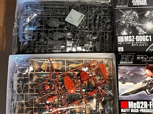 HGゼータプラス01&HGメッサーＦ01セット　お値下げしました