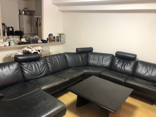 総額150万円本革ソファ