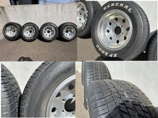 ジムニーJB23に使用していたアルミホイルと夏タイヤ、オバーフェンダー、ステアリングダンパー
