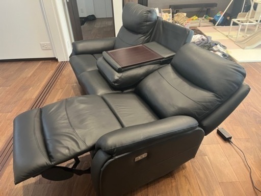 家具　本革ソファー電動　3人用電動ソファー