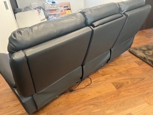 家具　本革ソファー電動　3人用電動ソファー