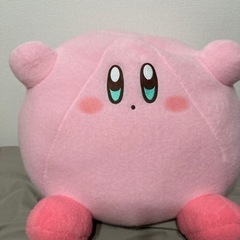 カービィ　羊毛フェルト　ぬいぐるち　BIG まんぷく座り
